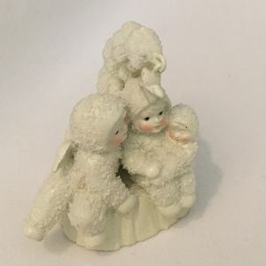 Dept 56 Snowbabies holding baby "Under the Star"